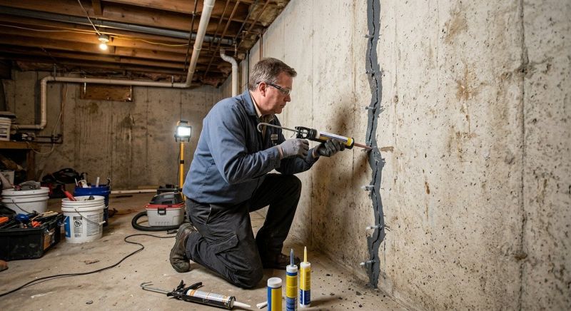 Basement Crack Repair in Rockledge, FL