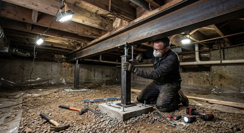 Crawlspace Structural Repair in Rockledge, FL