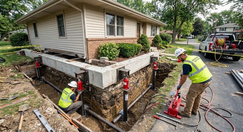Foundation Jacking in Merritt Island, FL