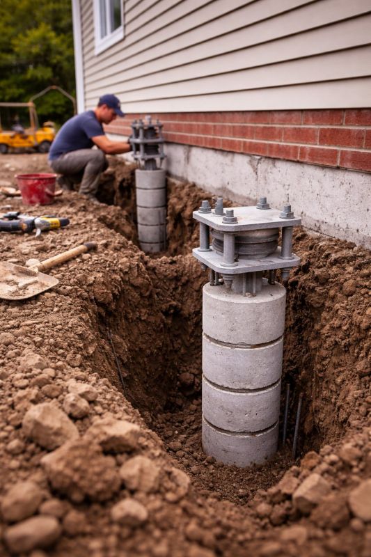 Helical Piers Installation in Rockledge, FL