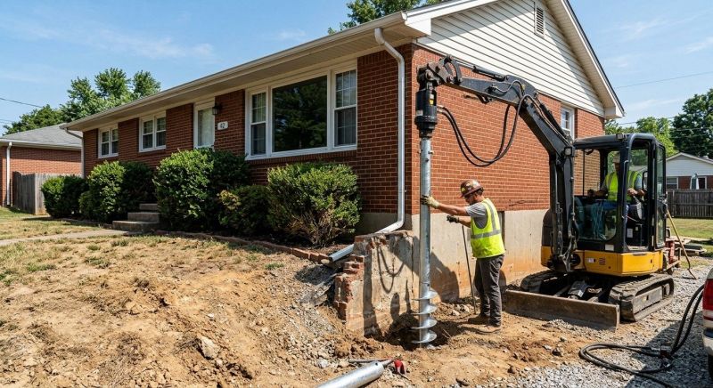 Helical Pile Installation in Rockledge, FL