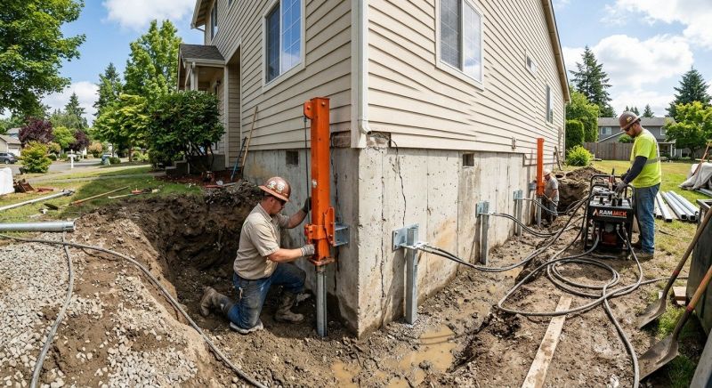 Sinking Foundation Repair in Cape Canaveral, FL
